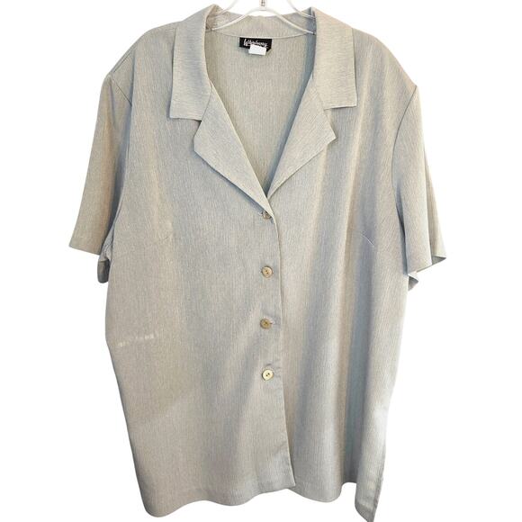 Whirlaway 24WP Womens Blazer Green Suit Coat Petite Plus Size 3X 3XL XXXL Jacket - Picture 1 of 5
